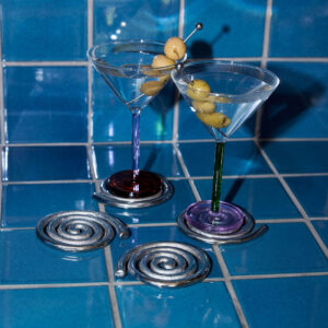 Piano Cocktail Glasses, Birdland