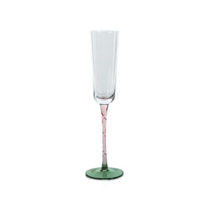 Vicenza Glassware - Green and Pink